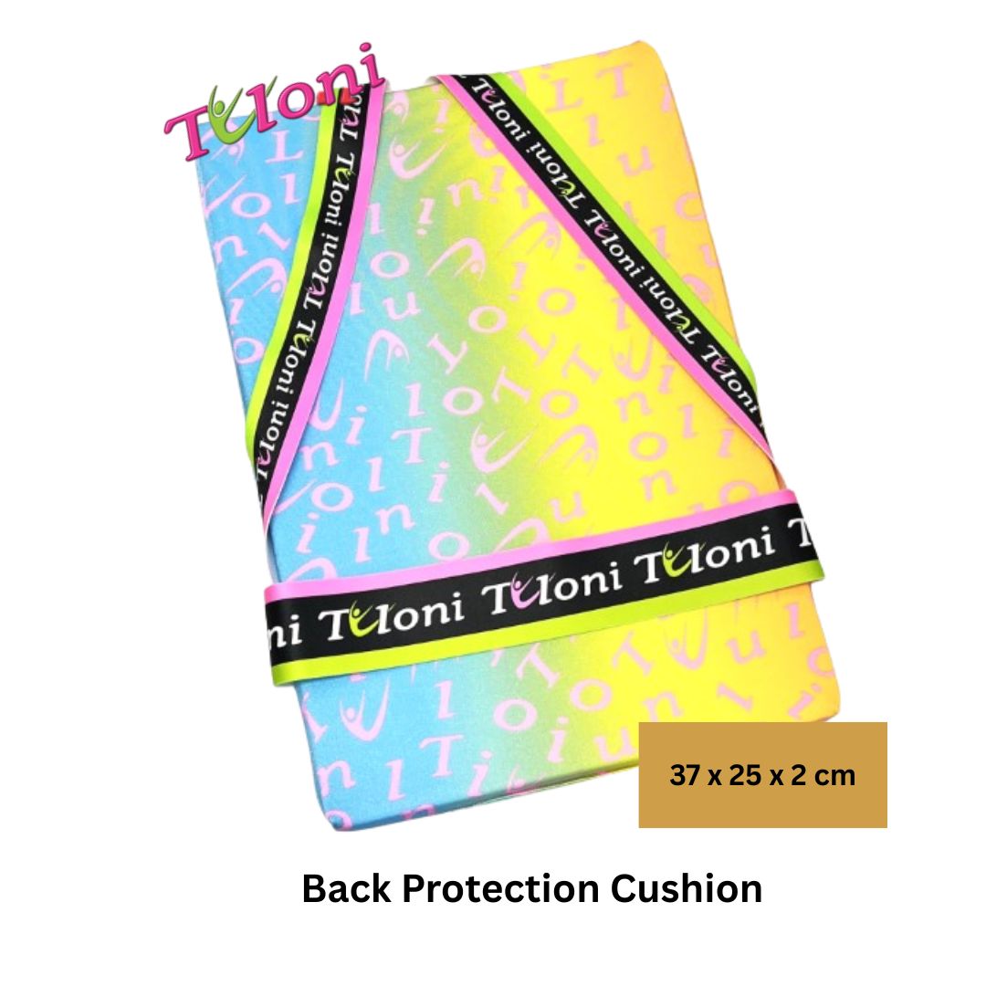 TULONI| Back Protection Cushion Tuloni mod. ZOE col. Fuchsia x Lt Blue x Yellow