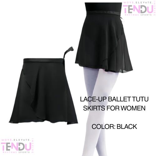Lace-Up Ballet Dance Skirt for Women