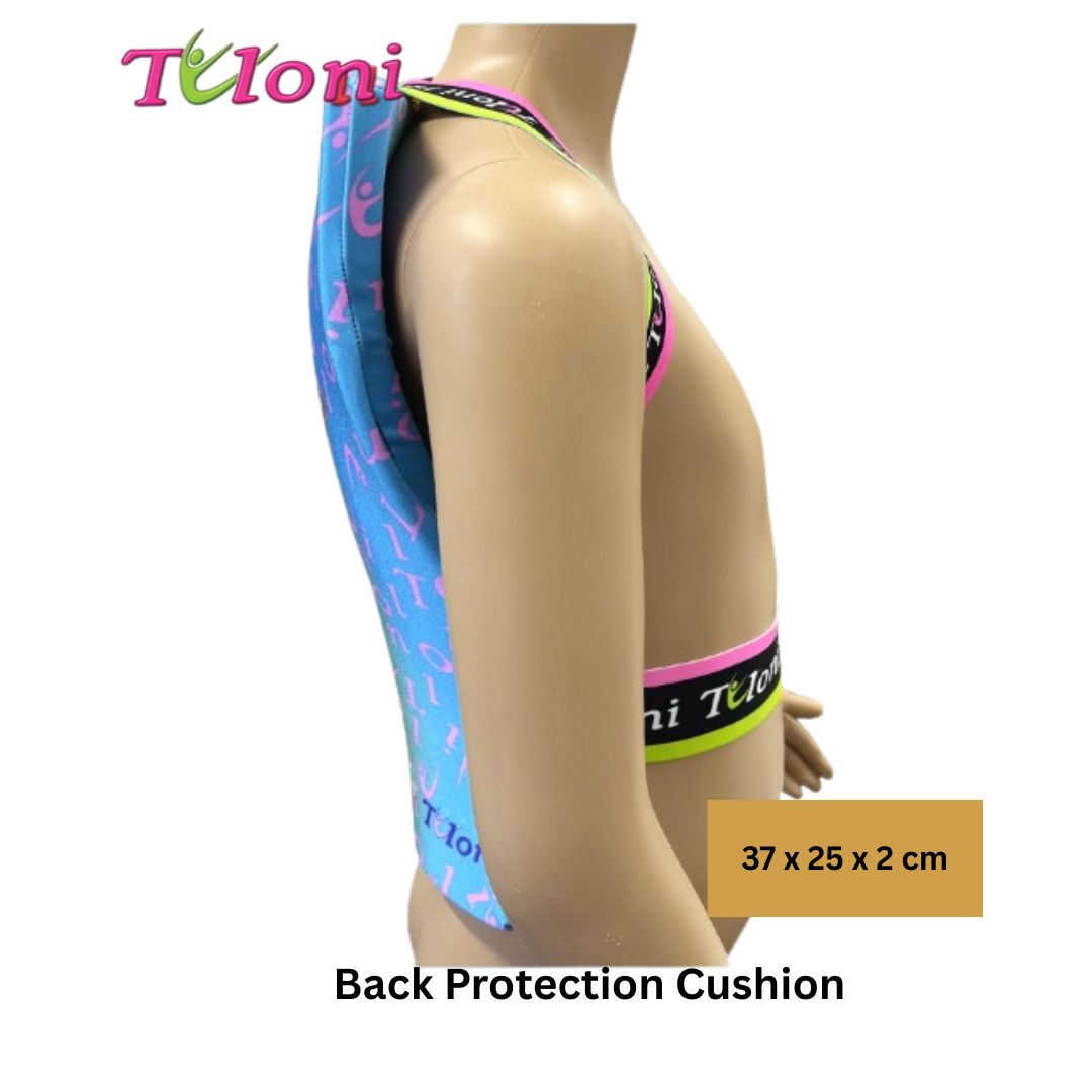 TULONI| Back Protection Cushion Tuloni mod. ZOE col. Fuchsia x Lt Blue x Yellow