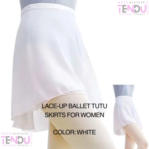 Lace-Up Ballet Dance Skirt for Women