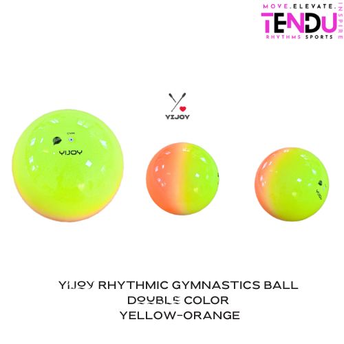 YIJOY| Ball mod. Double 17.0 cm col. Yellow-Orange