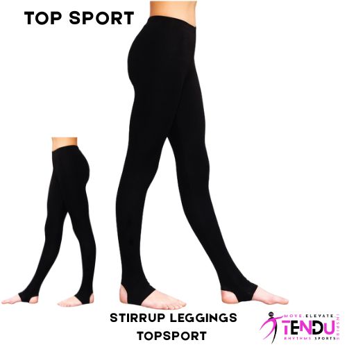 TOPSPORT | Stirrup Leggings Black