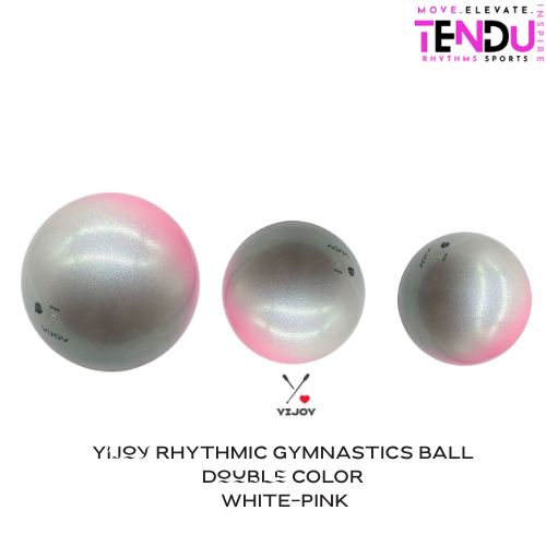 YIJOY| Ball mod. Double 18.5 cm FIG col. White-Pink
