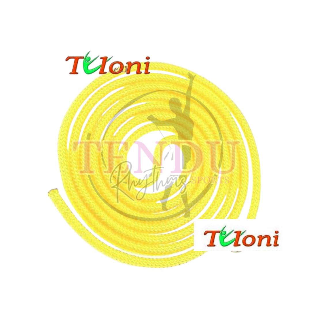 TULONI | Competition Rope for Senior 3.1 m 170 gr. mod. Fly col. Yellow (RO-TF3.1Y )