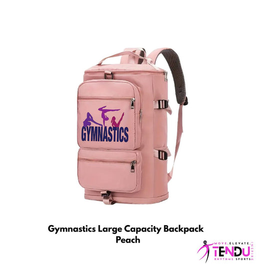 TENDU | Gymnastics Large Capacity Backpack -  Peach