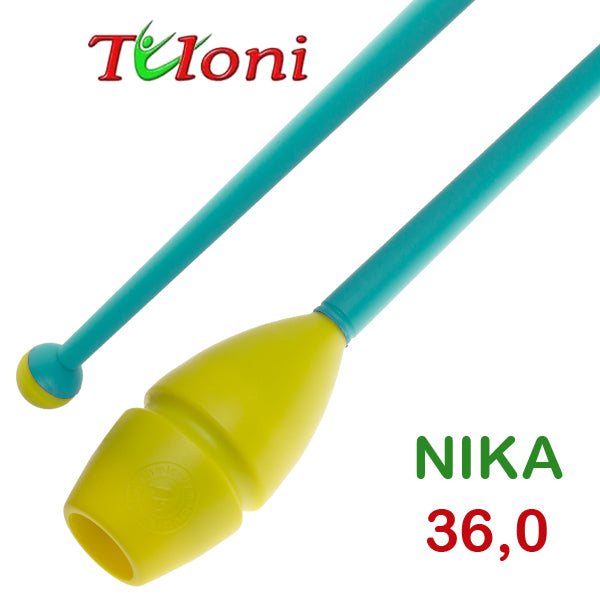 TULONI | Clubs Connectable 36cm mod. Nika bi-col. Yellow x Turquoise (CL-T36-NYT)