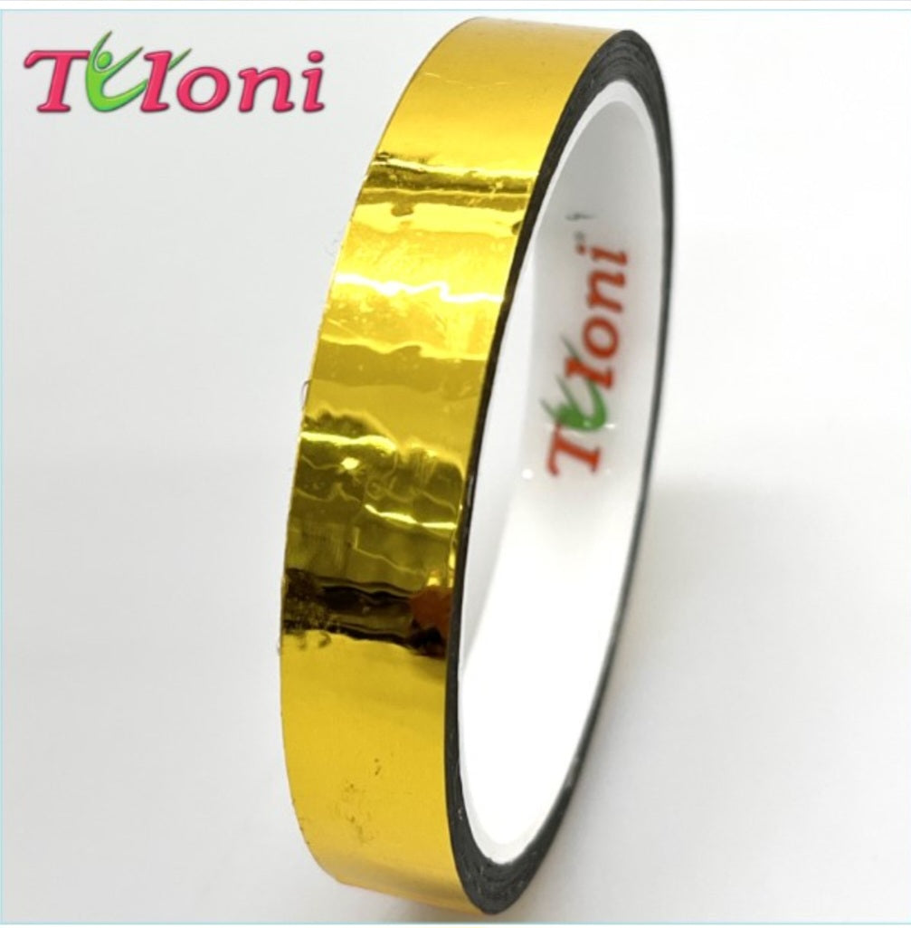 TULONI | Decorative Tape Tuloni 1,5cm x 30m mod. Metallic