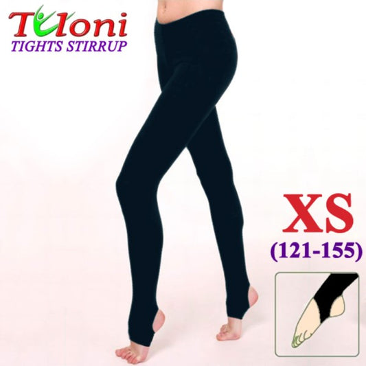 TULONI | Dance Stirrup Tights Tuloni 100 DEN col. Black