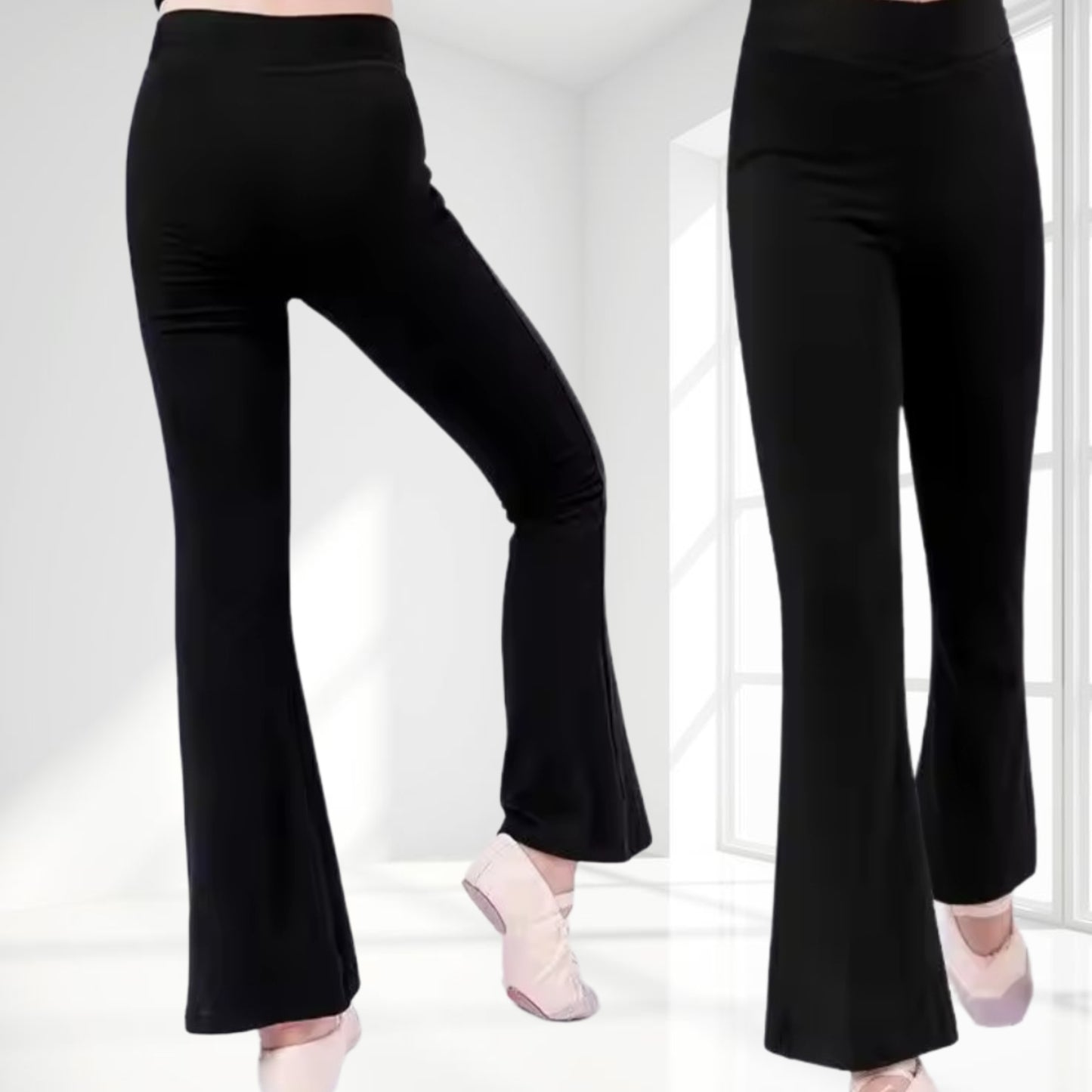 Ballet Flared Pants - Black