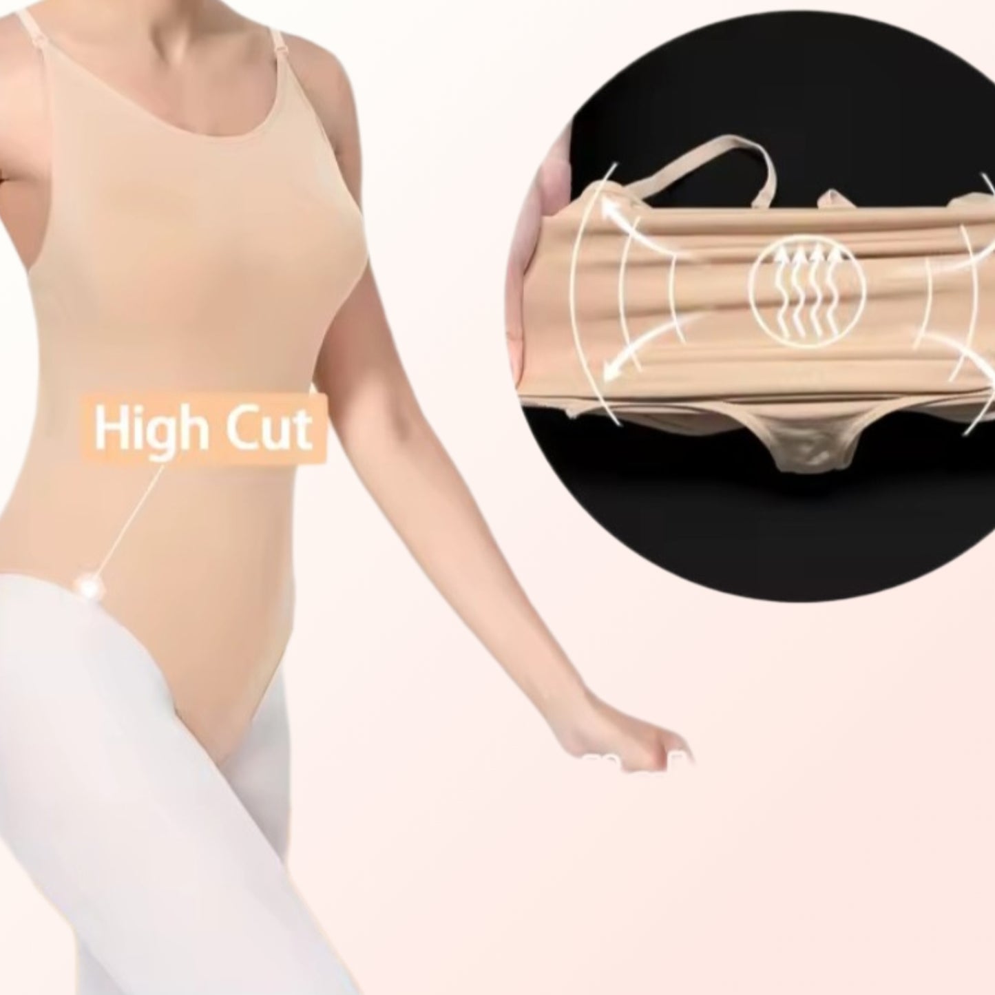 Women Ballet Camisole /Undergarment Leotard - Nude