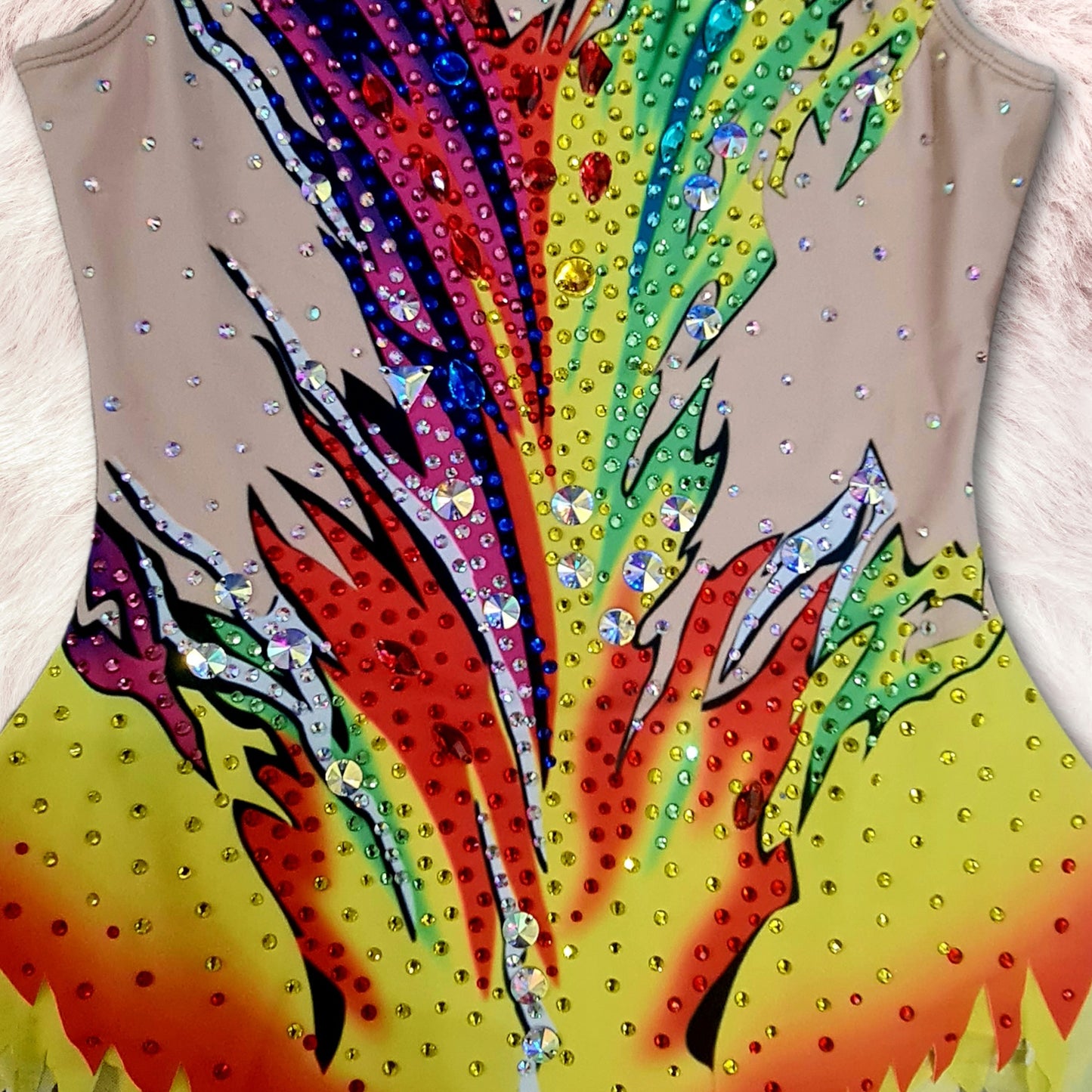 Phoenix Flame Rhythmic Gymnastics Leotard