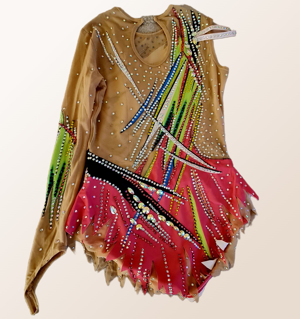 Flame Blossom – Rhythmic Gymnastics Leotard