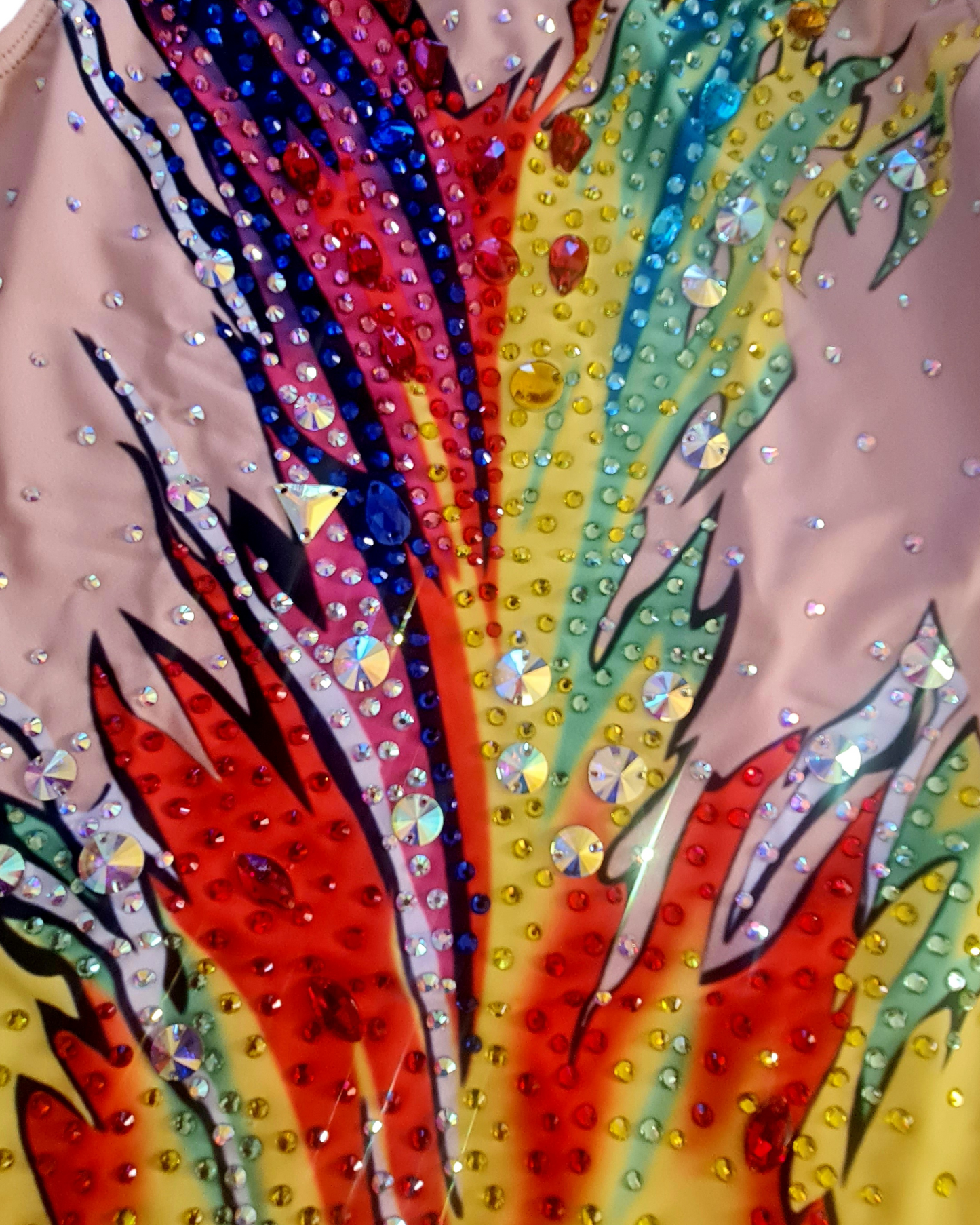 Phoenix Flame Rhythmic Gymnastics Leotard
