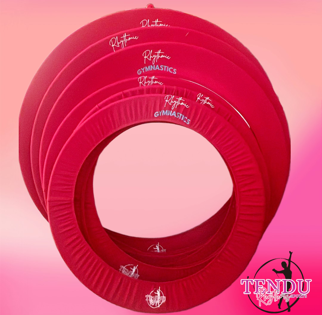 TENDU|Stretchy Hoop Cover-Red Passion
