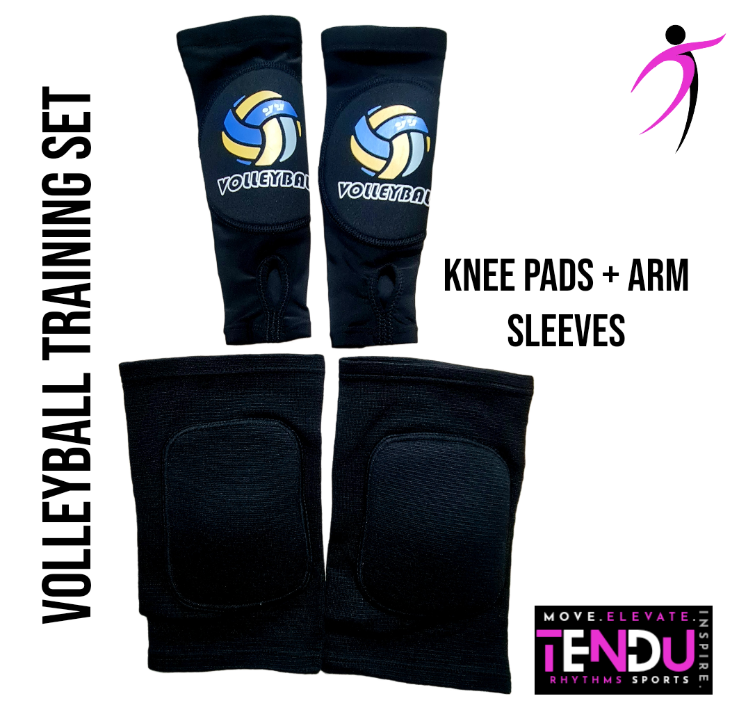 Volleyball Knee Pads +Arm Sleeves – Tendu Rhythms Sports Trading