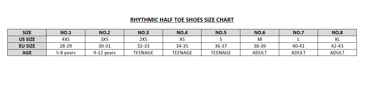 TENDU |Rhythmic Gymnastics Half Shoes
