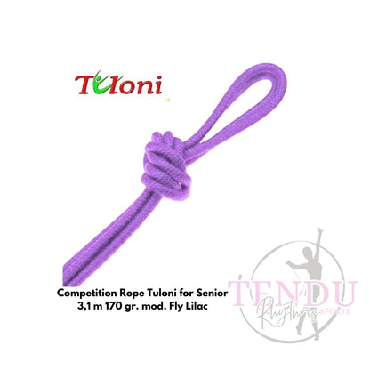 TULONI |  Competition Rope for Senior 3.1 m 170 gr. mod. Fly Lilac (RO-TF3.1L )