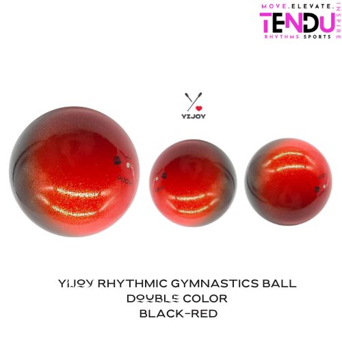 YIJOY| Ball mod. Double 17.0 cm  col. Black-Red