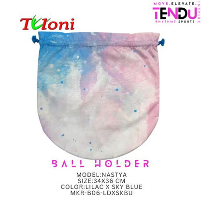 TULONI |  Holder for ball Tuloni mod. Nastya- LILAC x SKY BLUE