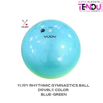 YIJOY| Ball mod. Double 18.5 cm  FIG col. Blue-Green