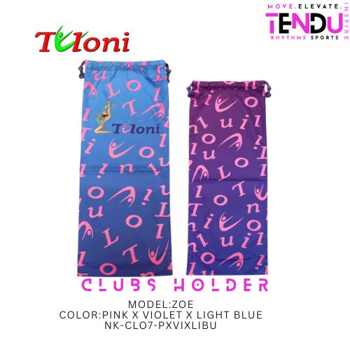 TULONI |  Holder for clubs Tuloni mod. ZOE -PINK x VIOLET x LIGHT BLUE