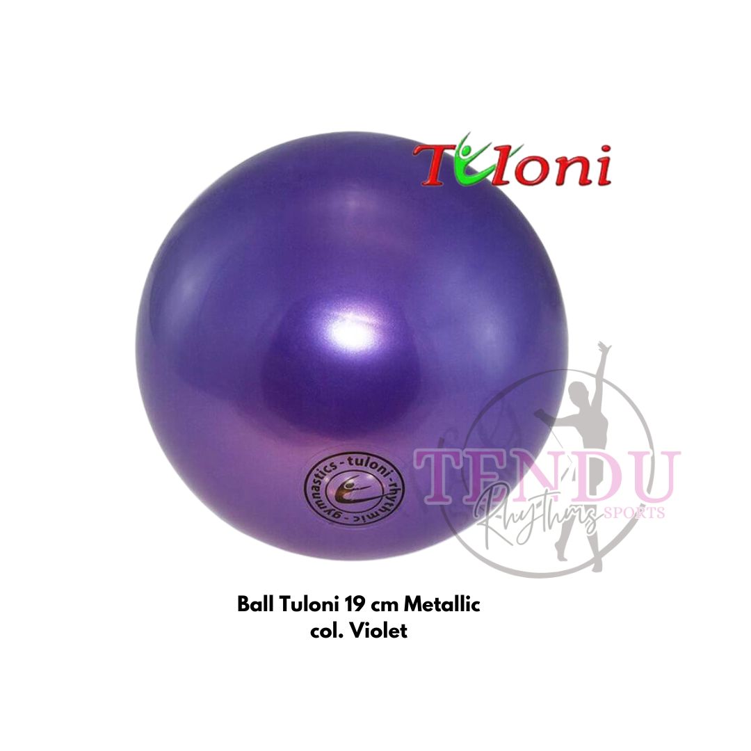 TULONI | Ball 18 cm Metallic col. Viola (BA-T18M-V)