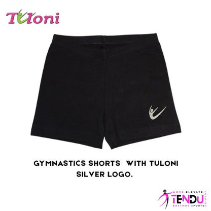 TULONI | Shorts  Black with Tuloni Silver Logo