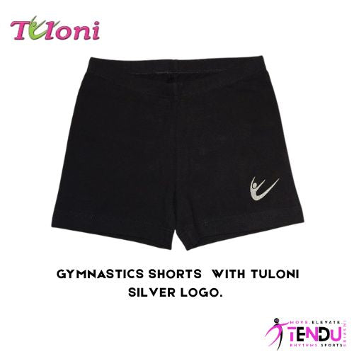 TULONI | Shorts  Black with Tuloni Silver Logo