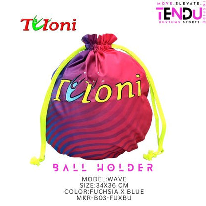 TULONI |  Holder for ball Tuloni mod. Wave-FUCHSIA x BLUE