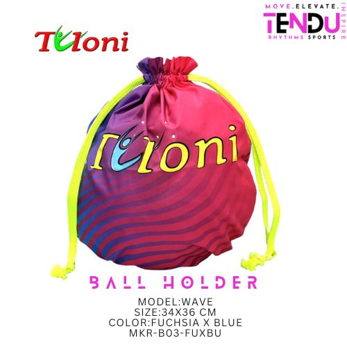 TULONI |  Holder for ball Tuloni mod. Wave-FUCHSIA x BLUE