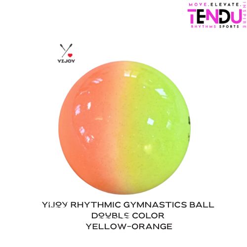 YIJOY| Ball mod. Double 17.0 cm  col. Yellow-Orange