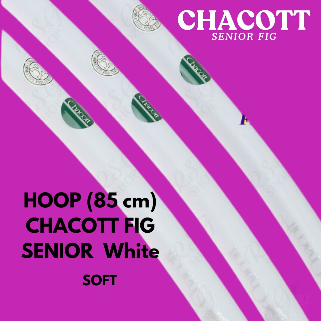 CHACOTT |   Hoop Chacott 85cm Soft col. White FIG Senior  (HO-C85-SW)