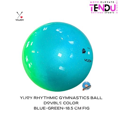 YIJOY| Ball mod. Double 18.5 cm  FIG col. Blue-Green