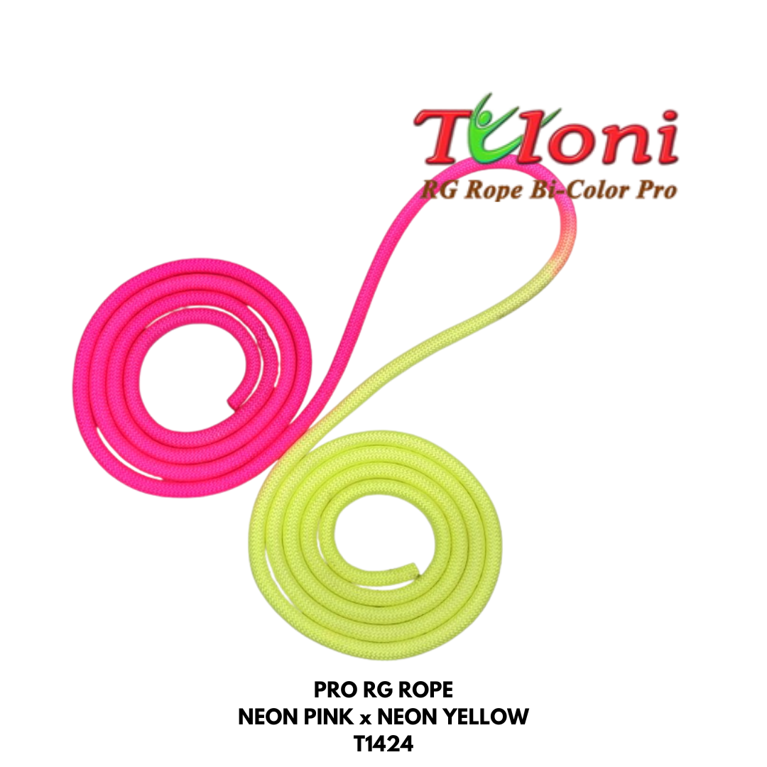 TULONI |  Rope Tuloni PRO Bi-col. Neon Pink - Neon Yellow