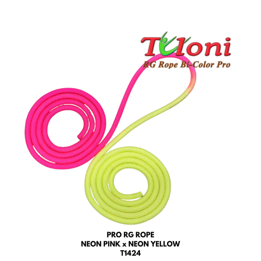 TULONI |  Rope Tuloni PRO Bi-col. Neon Pink - Neon Yellow