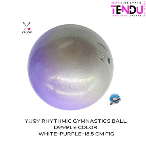 YIJOY| Ball mod. Double 18.5 cm  FIG col. White-Purple