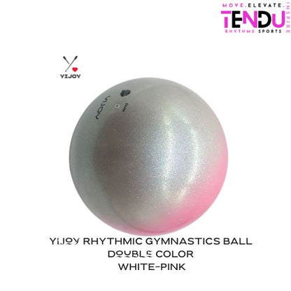 YIJOY| Ball mod. Double 17.0 cm  col. White-Pink