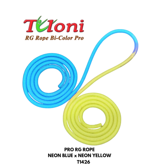 TULONI |  Rope Tuloni PRO Bi-col.  Neon Blue - Neon Yellow