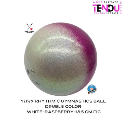 YIJOY| Ball mod. Double 18.5 cm  FIG col. White-Raspberry