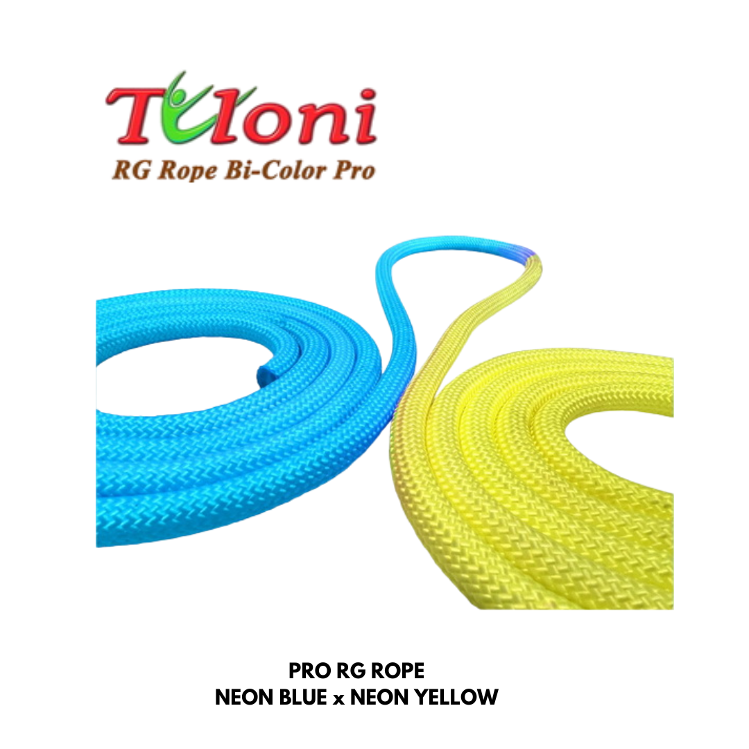 TULONI |  Rope Tuloni PRO Bi-col.  Neon Blue - Neon Yellow