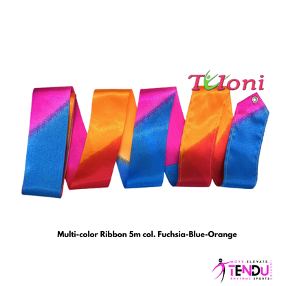 TULONI |   Multi-color Ribbon col. Fuchsia-Blue-Orange
