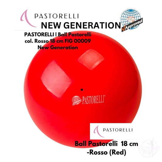 PASTORELLI |   Ball Pastorelli col. Rosso 18 cm FIG 00009 New Generation (BA-P18-NGR)