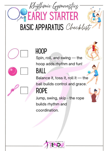 TENDU|   Rhythmic Gymnastics  Early Starters Basic Aparatus Kit