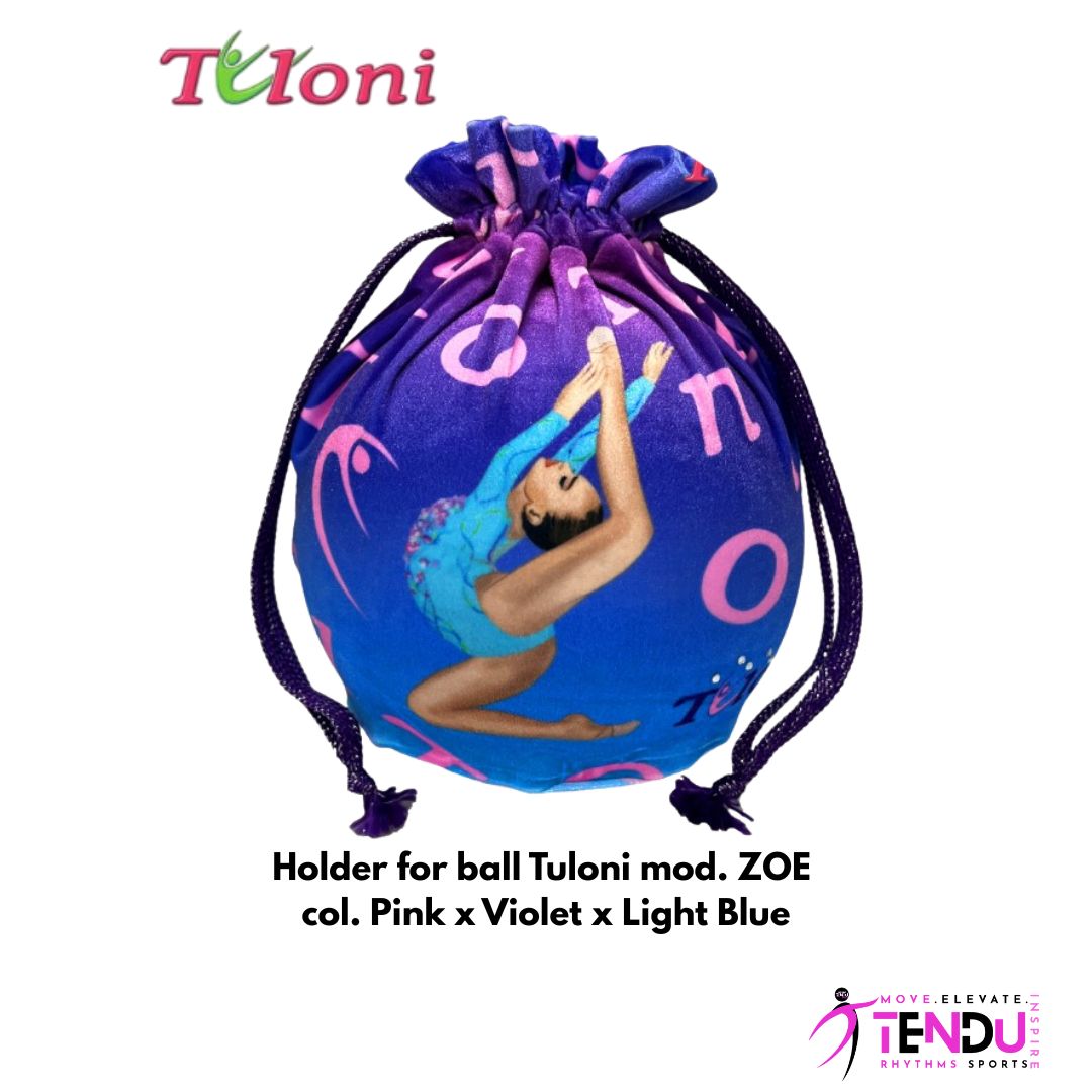 TULONI |  Holder for ball Tuloni mod. ZOE - PINK x VIOLET x LIGHT BLUE