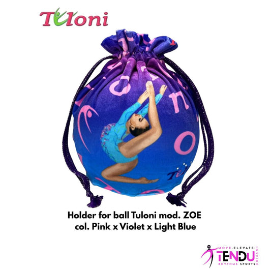 TULONI |  Holder for ball Tuloni mod. ZOE - PINK x VIOLET x LIGHT BLUE