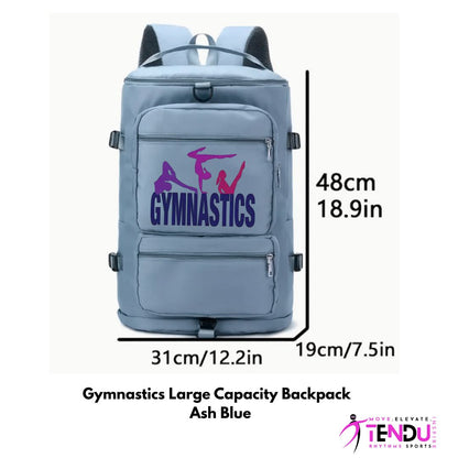 TENDU | Gymnastics Large Capacity Backpack -  Ash Blue