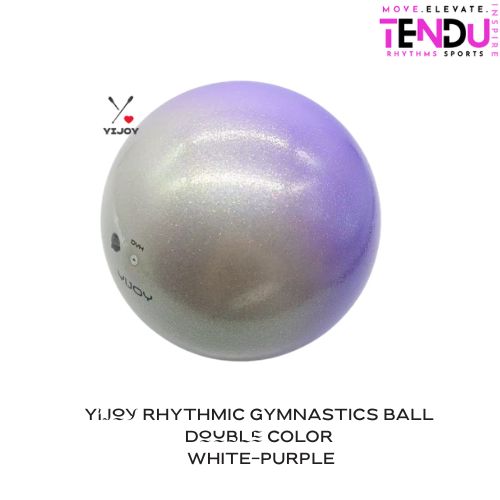 YIJOY| Ball mod. Double 18.5 cm  FIG col. White-Purple