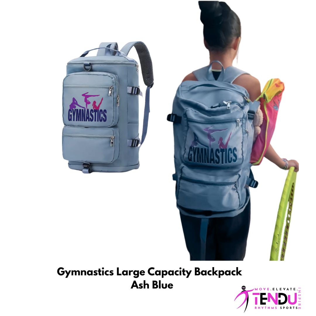TENDU | Gymnastics Large Capacity Backpack -  Ash Blue