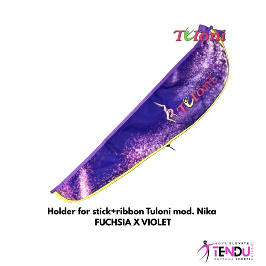 TULONI |  Holder for stick+ribbon Tuloni mod. Nika -FUCHSIA x VIOLET