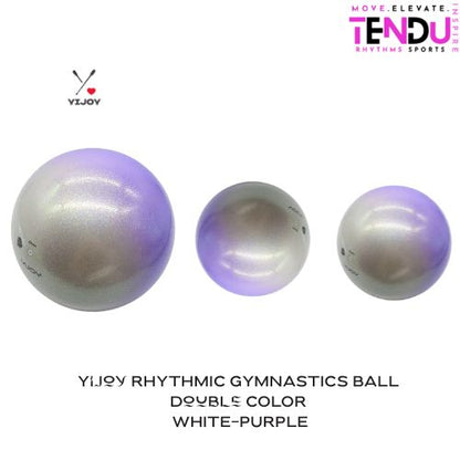YIJOY| Ball mod. Double 18.5 cm  FIG col. White-Purple